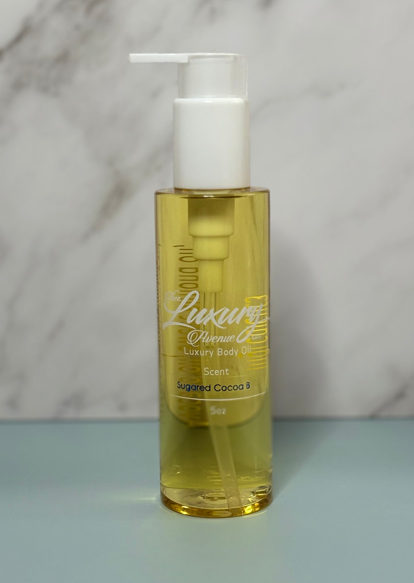 Aceite corporal de manteca de cacao azucarado