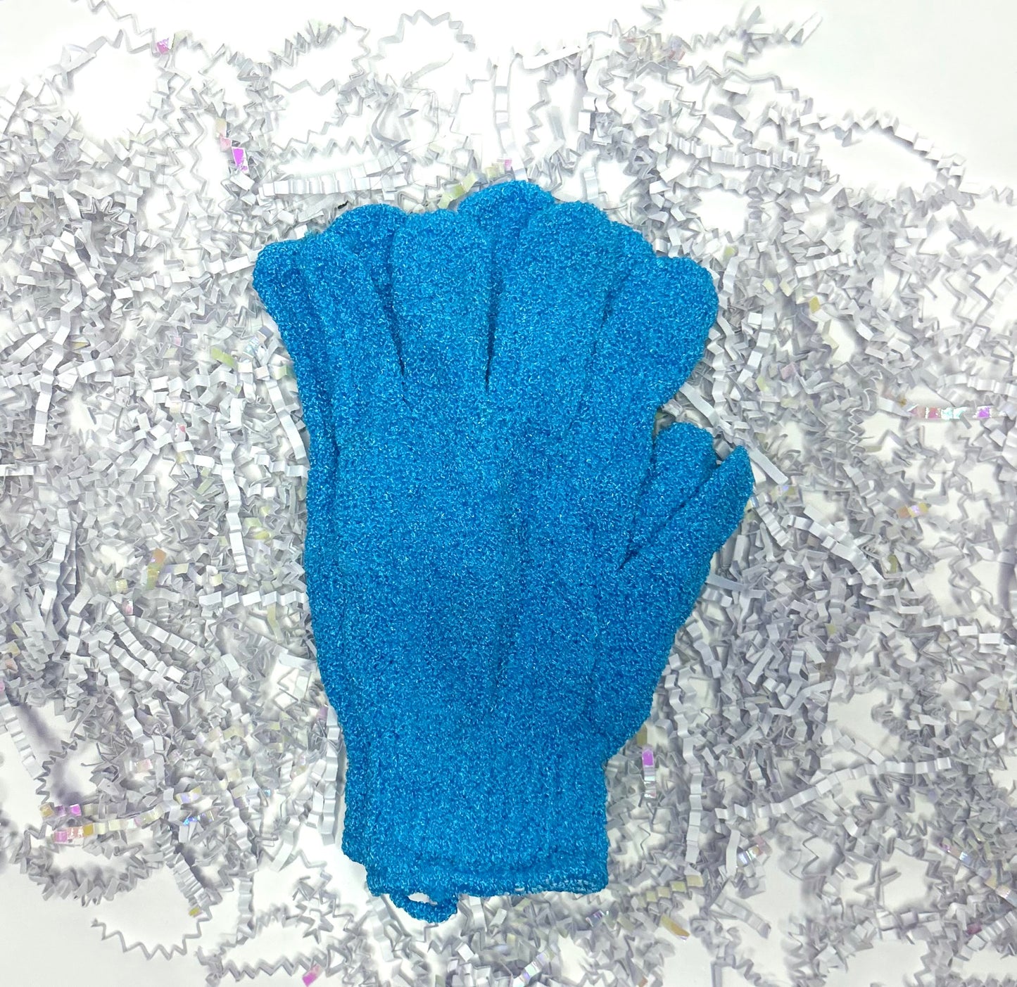 Exfoliating gloves