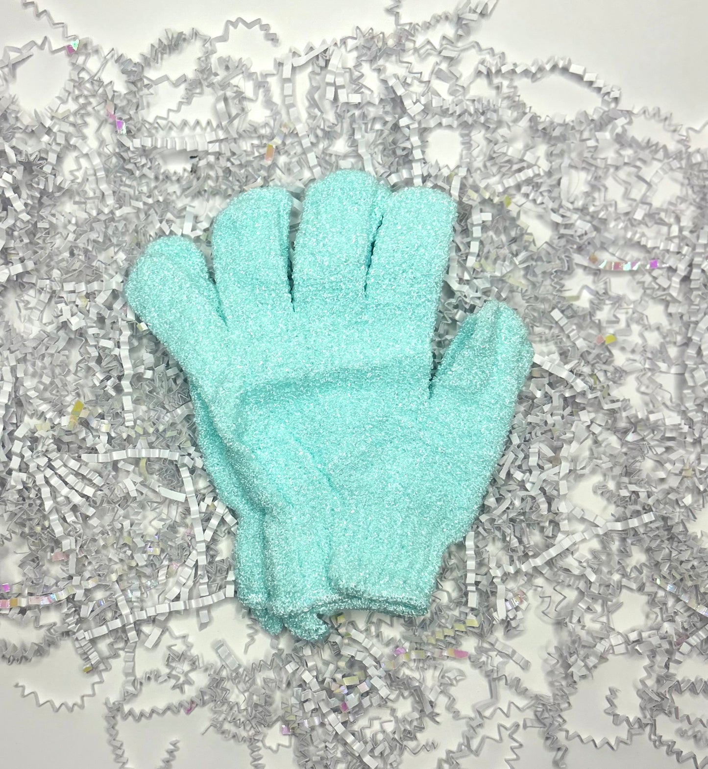 Exfoliating gloves