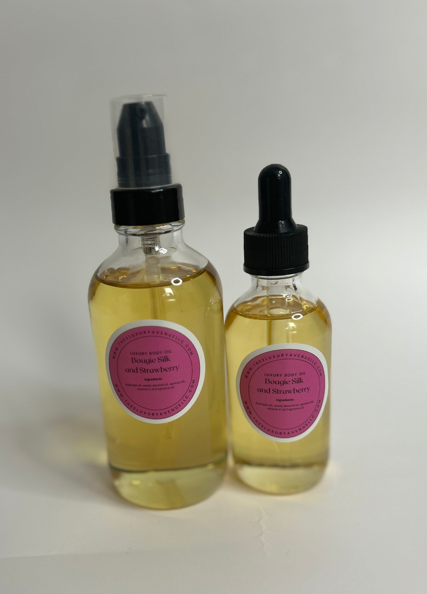 Bougie Silk and Strawberry body oil