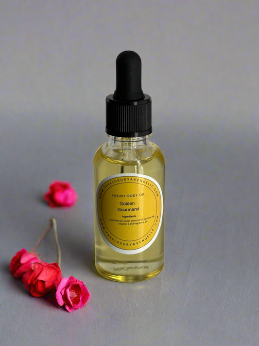Aceite corporal Golden Aura - 1 oz
