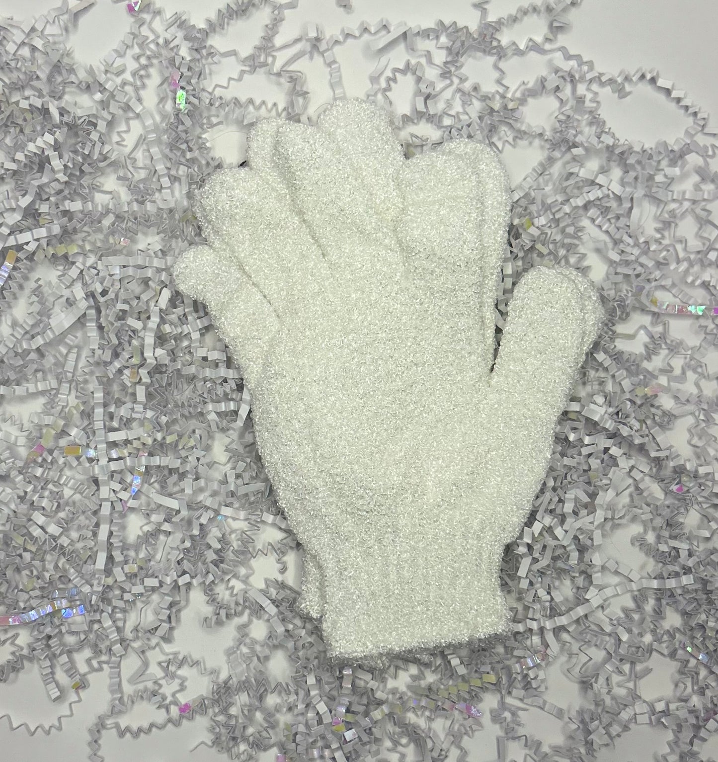 Exfoliating gloves