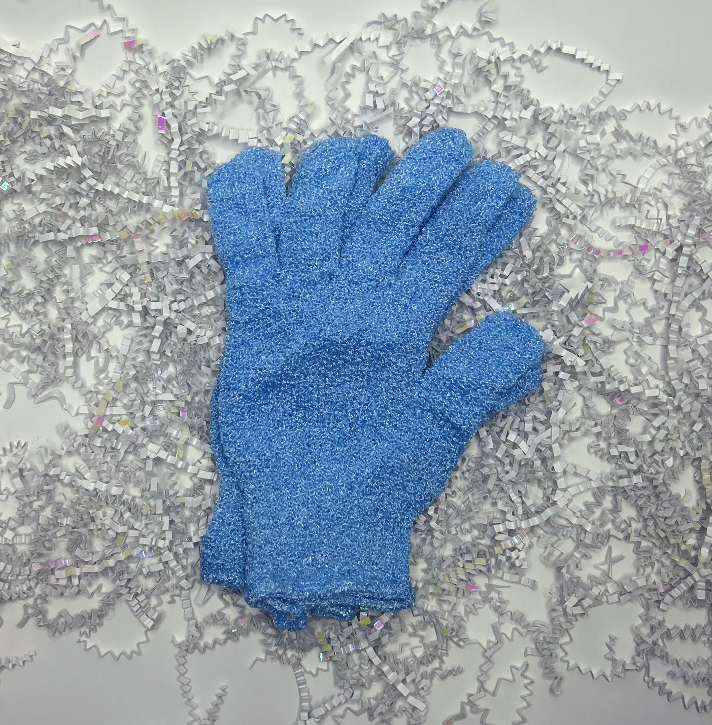 Exfoliating gloves